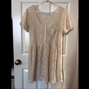 Kimchi Blue drop waist lace dress.